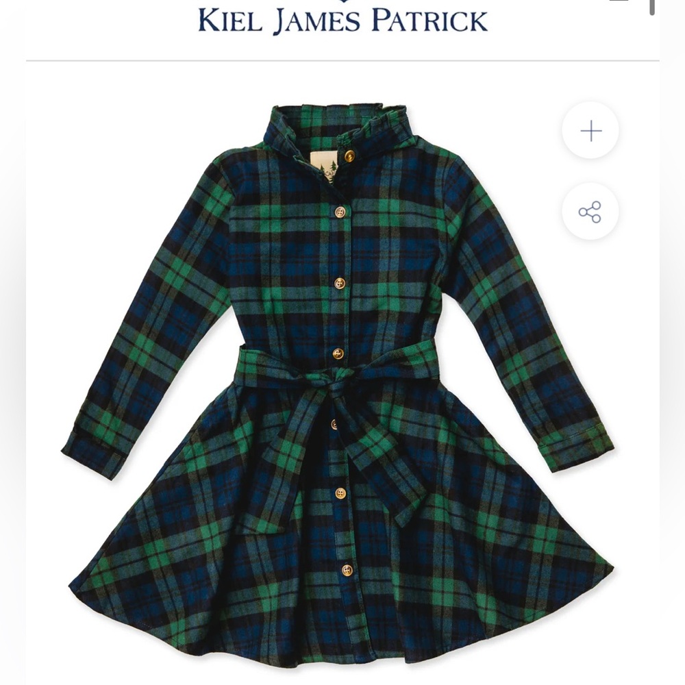 Kiel James Patrick Under the Mistletoe Flannel Dress
